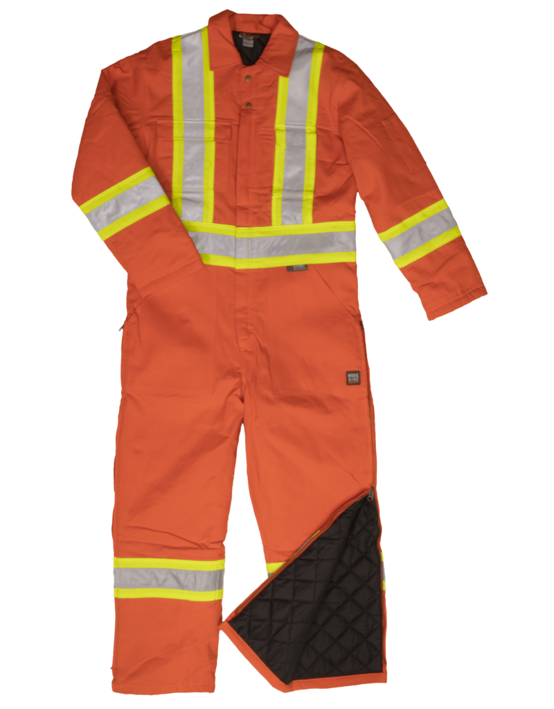 WORK KING Overall (Coverall) Lined Work King Reflective Band 3M