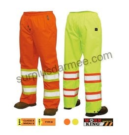 WORK KING Pantalon Impermeable Réflectif  Work King