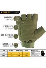 VALKEN Gants Demi-Doigt Coupé Olive Valken Paintball Airsoft