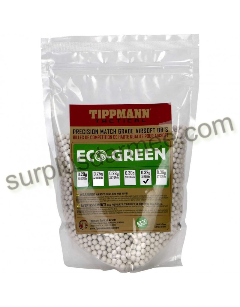 TIPPMANN Bag 3125 Airsoft Beads (BBs) Bio 0.32g 6mm Tippmann