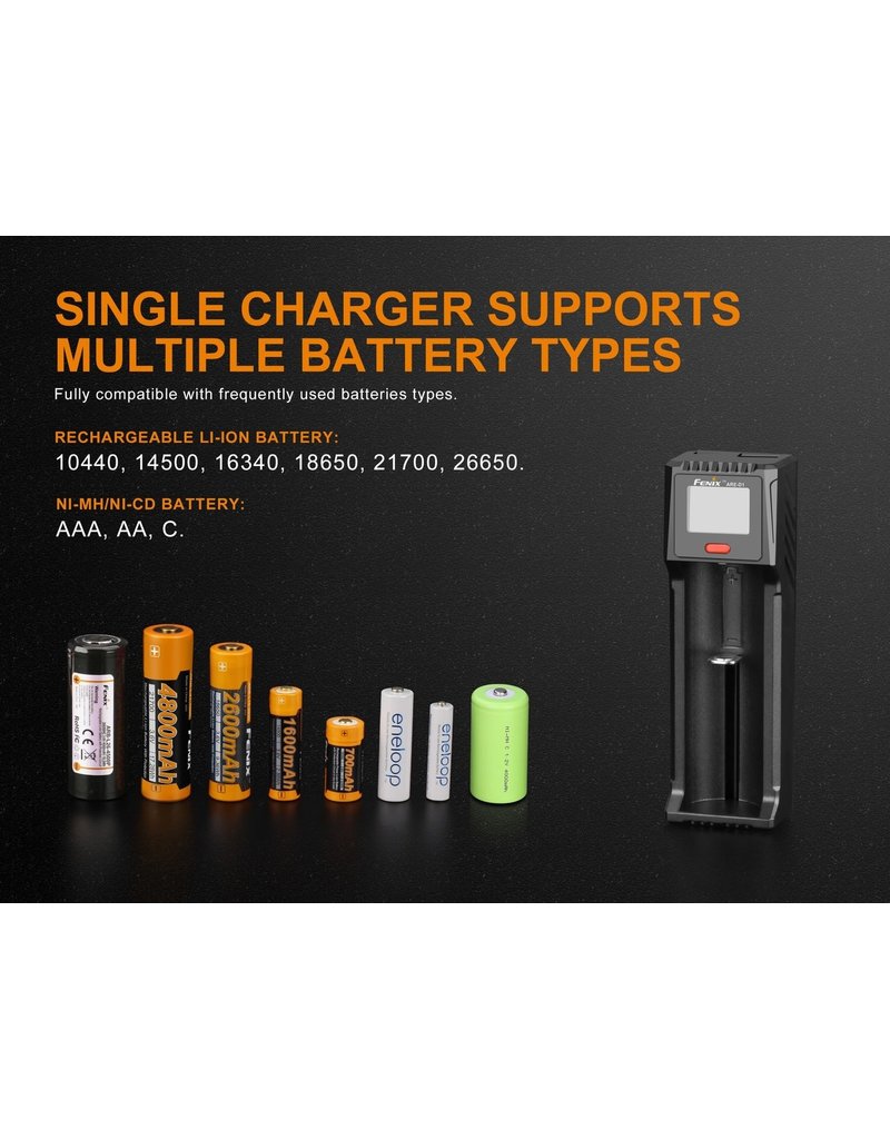 FENIX Chargeur de batterie Simple Multiple ARE-D1Fenix