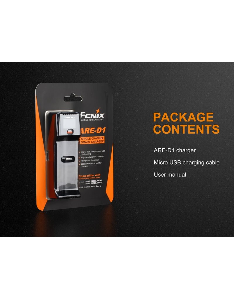 FENIX Chargeur de batterie Simple Multiple ARE-D1Fenix