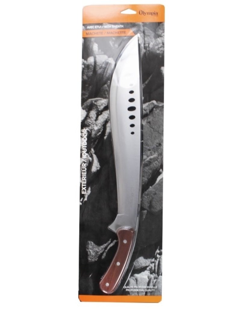 OLYMPIA Machette Olympia Stainless Bois  Avec Étui