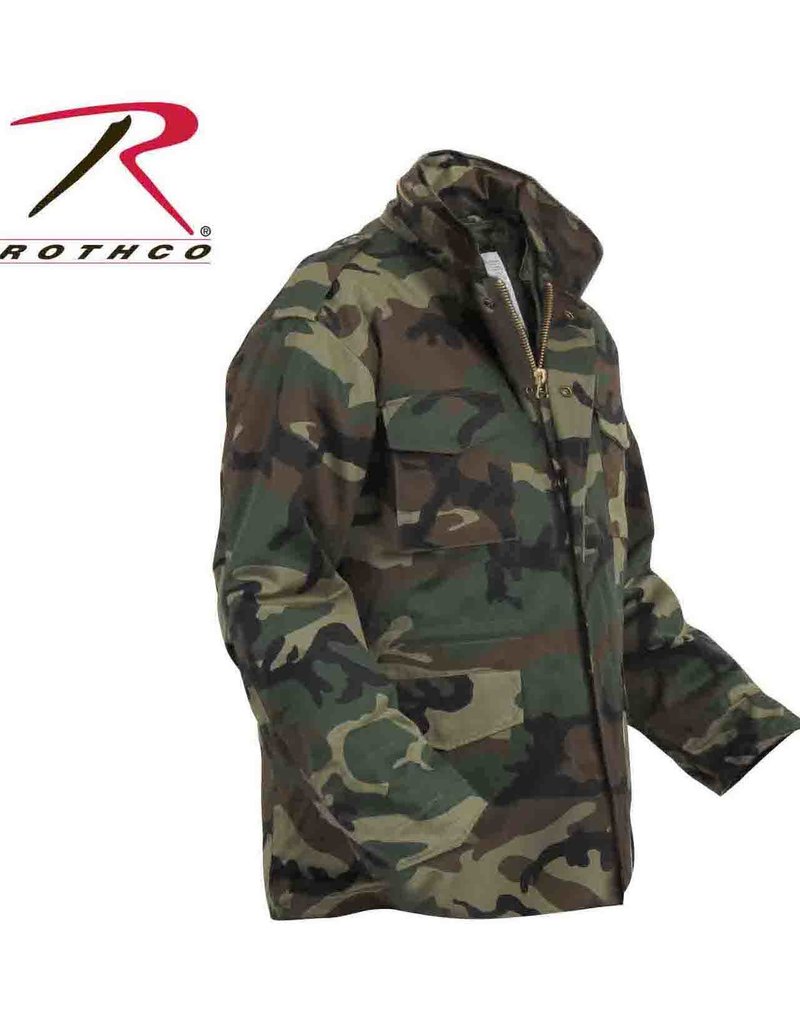 ROTHCO Rothco Lined Woodland M-65 Camo Coat