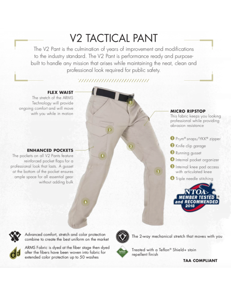 FIRST TACTICAL Pantalon Tactical V2 Olive First Tactical