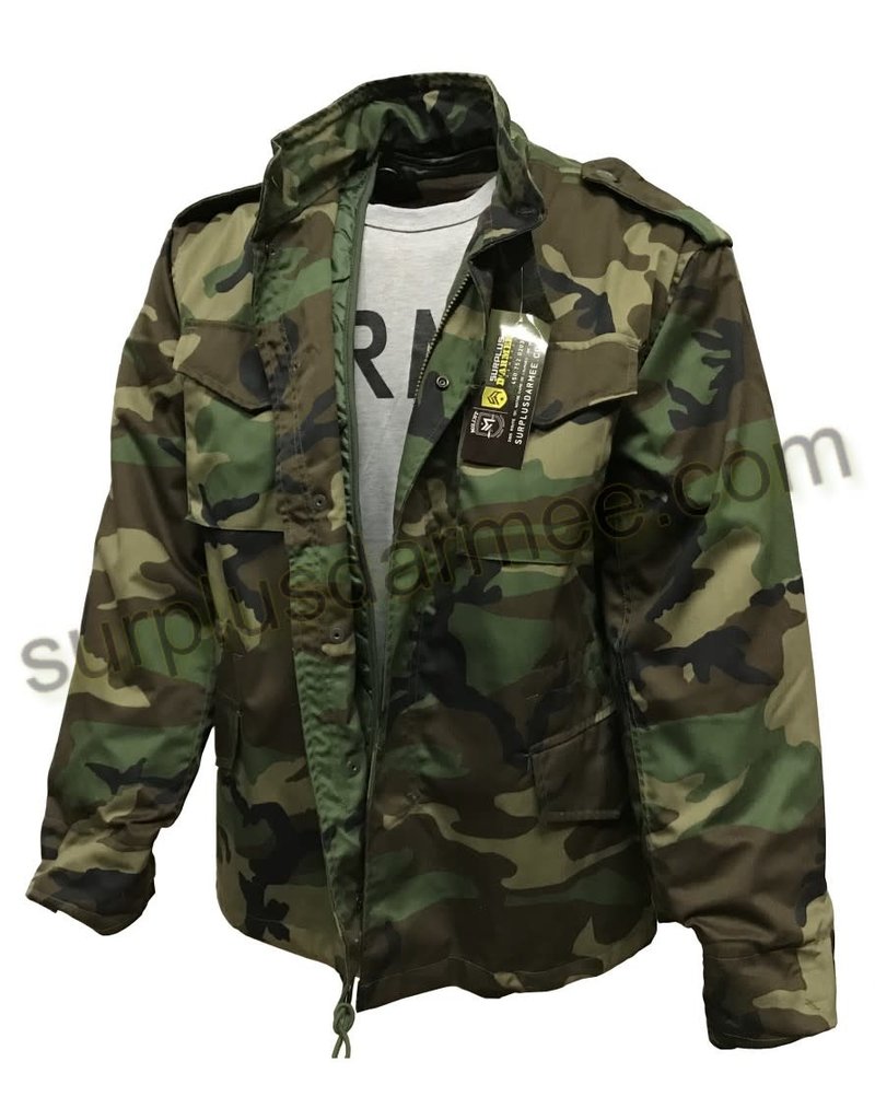 MILCOT Woodland Camo M-65 Lined Jacket
