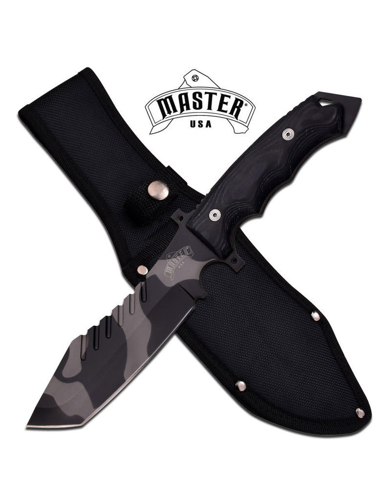 M-TECH Master U.S.A Urban Camo Fixed Blade Tactical Knife