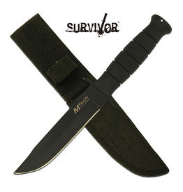 SURVIVOR Couteau Tactical Lame 440 Fixe Survivor