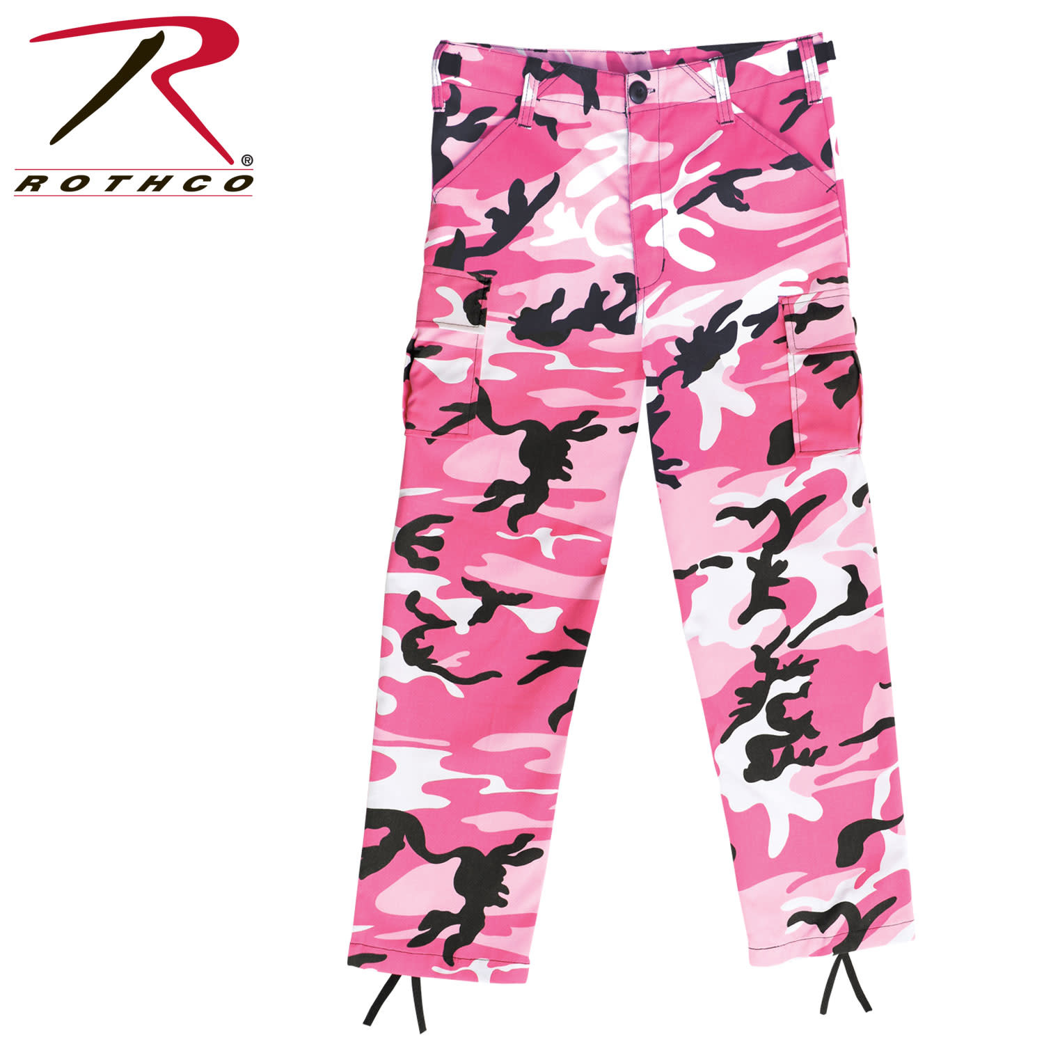 Kids Camouflage Military Style Trousers Pink - Army Supply Store Military