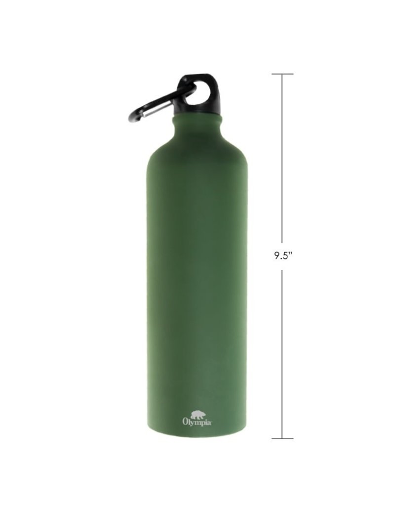 OLYMPIA Bouteille Aluminium Mousqueton 750ML Olympia Olive