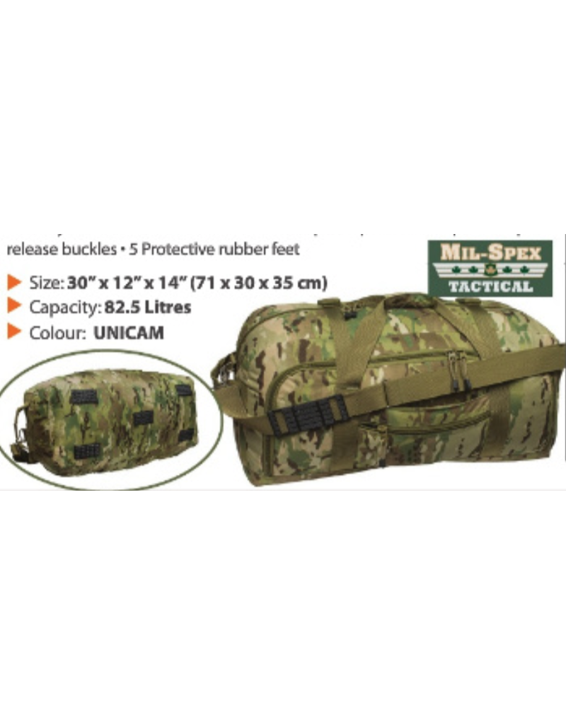 WORLD FAMOUS Mil-Spex Camo Multicam  Transport Duffle