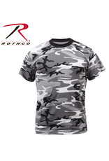 ROTHCO Chandail T-Shirt Camo Noir Gris Blanc Urbain Rothco