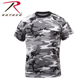 ROTHCO Chandail T-Shirt Camo Noir Gris Blanc Urbain Rothco