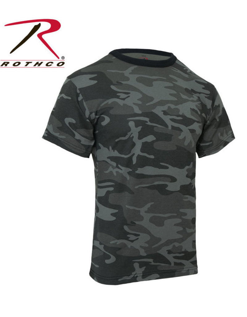 ROTHCO T-Shirt Rothco Camouflage Noir 60% cotton / 40% polyester