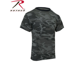 Rothco Camouflage T-Shirt Black 60% cotton / 40% polyester - Army