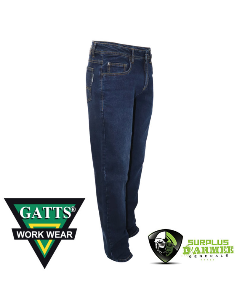 GATTS Pantalon Jeans Extensible De Travail Gatts