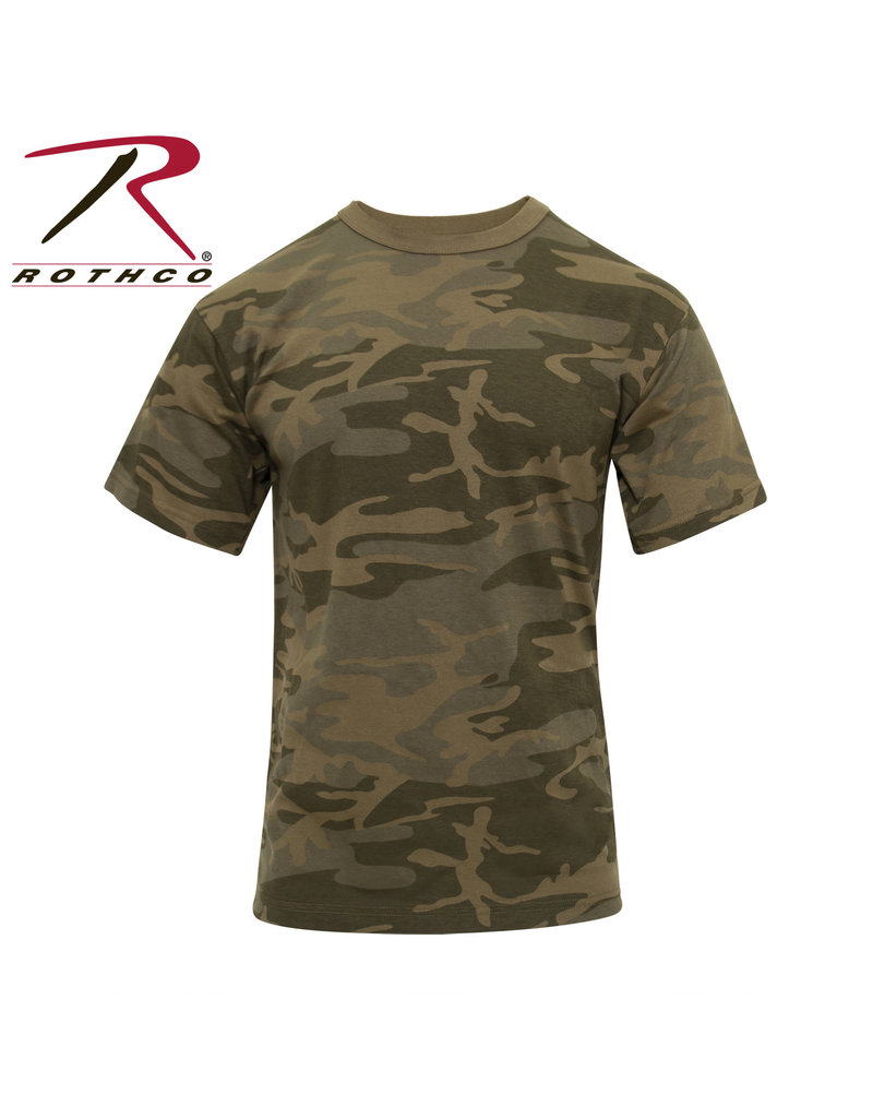 ROTHCO Chandail T-Shirt Camouflage Coyote Vintage Rothco