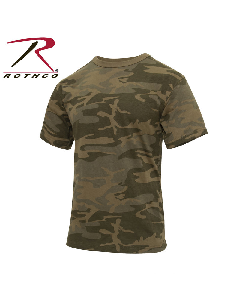 ROTHCO Chandail T-Shirt Camouflage Coyote Vintage Rothco