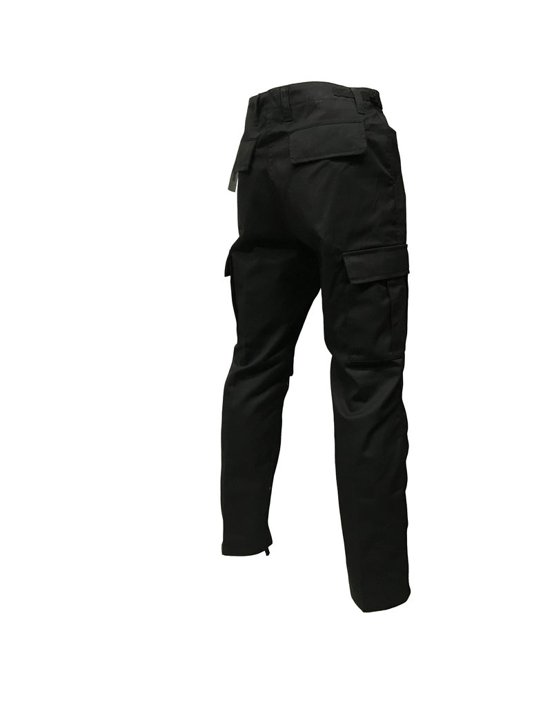 SGS Pantalon Cargo Noir Style Militaire