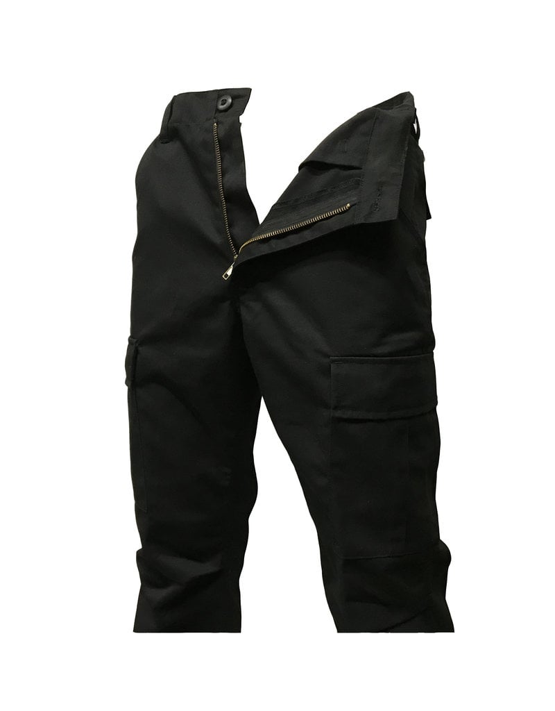 SGS Cargo Pants Black Military Style