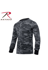 ROTHCO Black Camouflage Long Sleeve Sweater