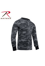 ROTHCO Chandail Manche Longue Camouflage Noir