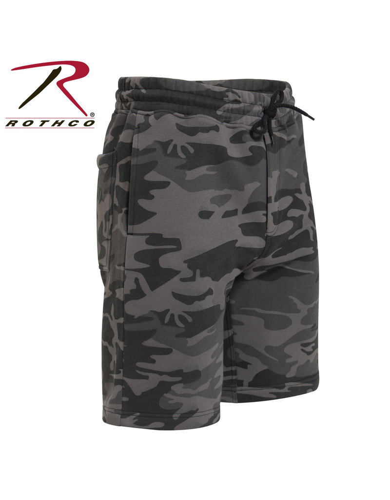 ROTHCO Bermuda Camo Black Jogging Style 60% Cotton Rothco