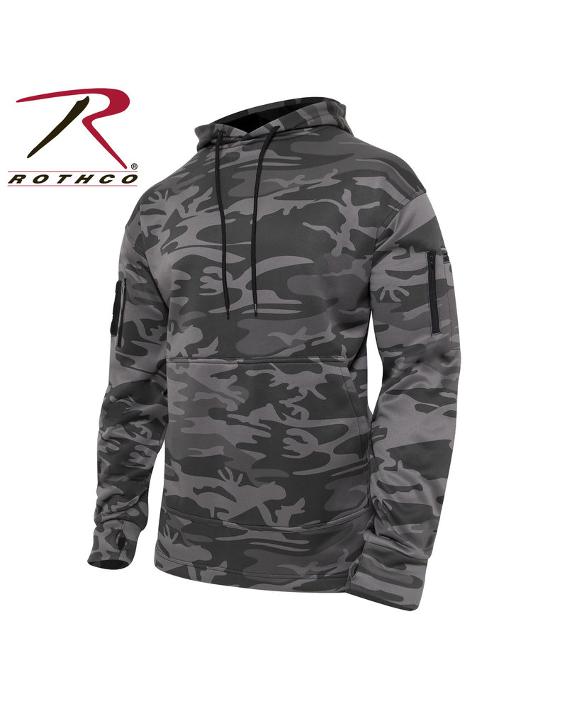 ROTHCO Chandail Kangourou Tactical Camo Noir Rothco