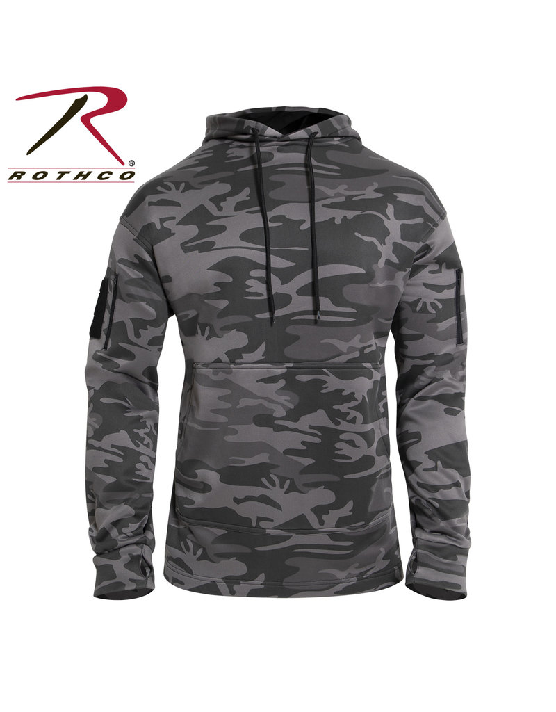 ROTHCO Rothco Black Tactical Camo Kangaroo Sweater