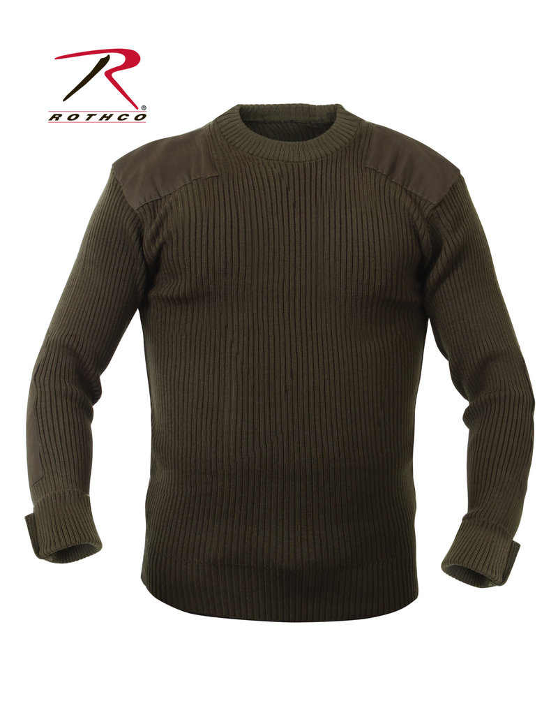 ROTHCO Military Style Commando Acrylic Olive Rothco Sweater