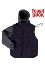 TOUGH-DUCK Work Coat Tough Duck Lined Removable Sleeve Jacket