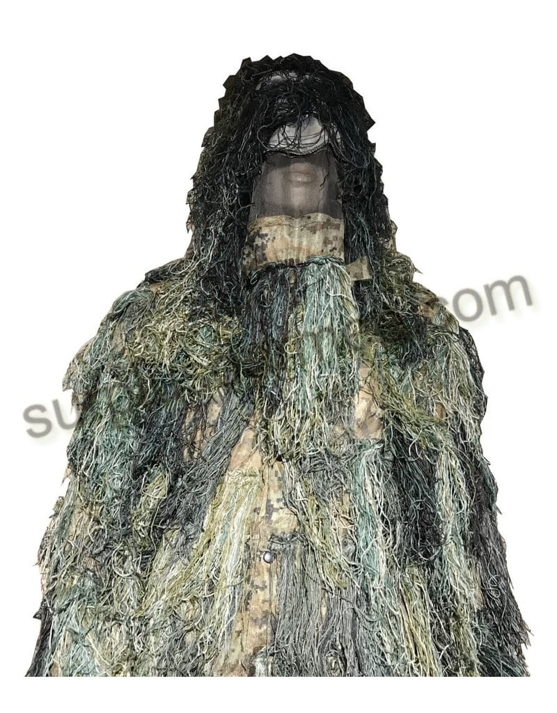 SGS Ghillie Suit Ensemble Filet Camouflage SGS