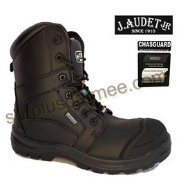 J.AUDET.JR J. Audet Black TRS Waterproof Work Boot