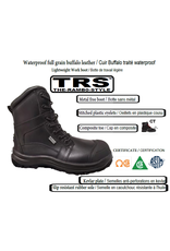 J.AUDET.JR J. Audet Black TRS Waterproof Work Boot