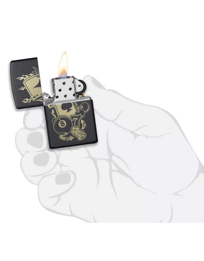 ZIPPO Zippo Ace of Spades Gambling 49257