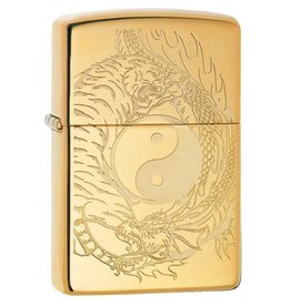 ZIPPO Zippo Tiger and Dragon Gold 49024