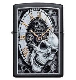 ZIPPO Zippo Horloge Design Tete de Mort 29854