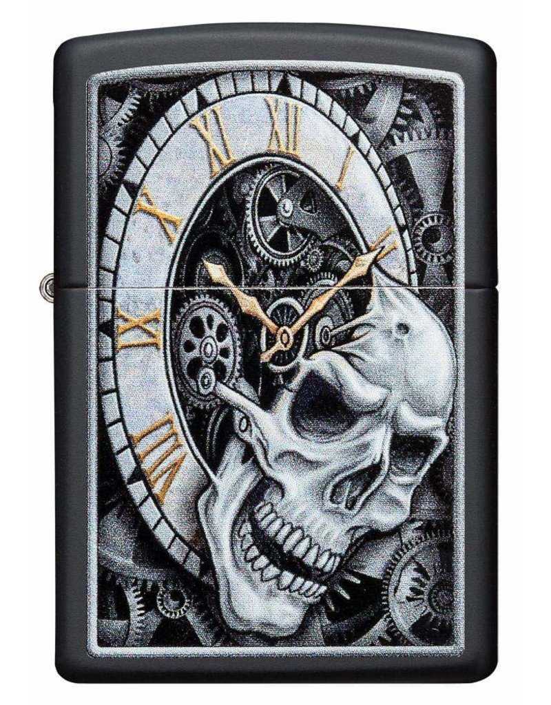 ZIPPO Zippo Design Clock Tete de Mort 29854