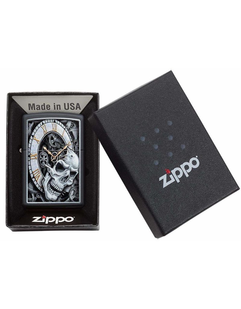 ZIPPO Zippo Design Clock Tete de Mort 29854