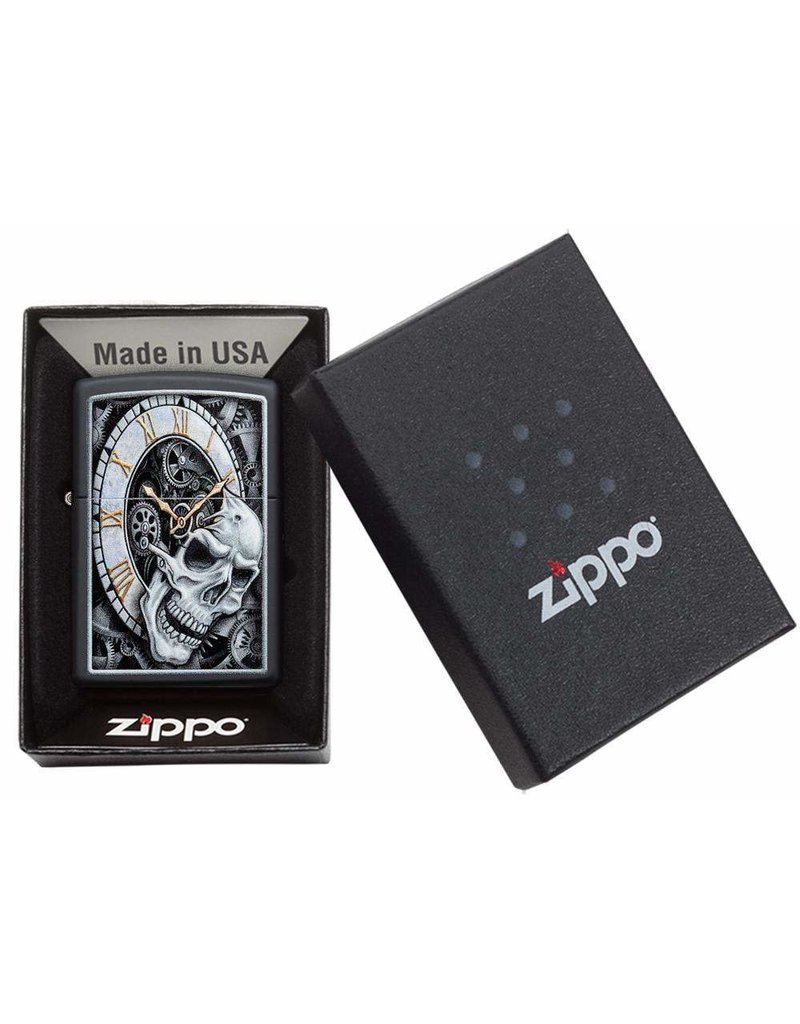 ZIPPO Zippo Horloge Design Tete de Mort 29854