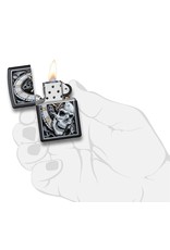 ZIPPO Zippo Design Clock Tete de Mort 29854