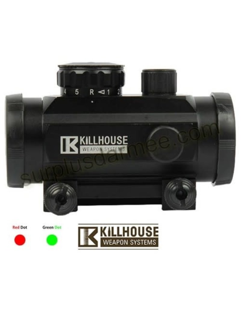 KILLHOUSE 1x30 Black Red Dot / Green Red Dot Sight