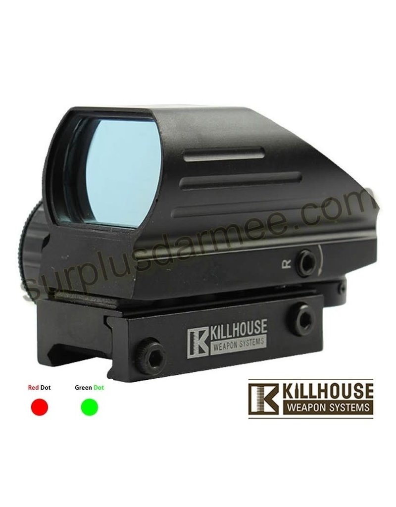 Viseur Kestrel Red Dot Rouge Vert Airsoft Paintball - Surplus D