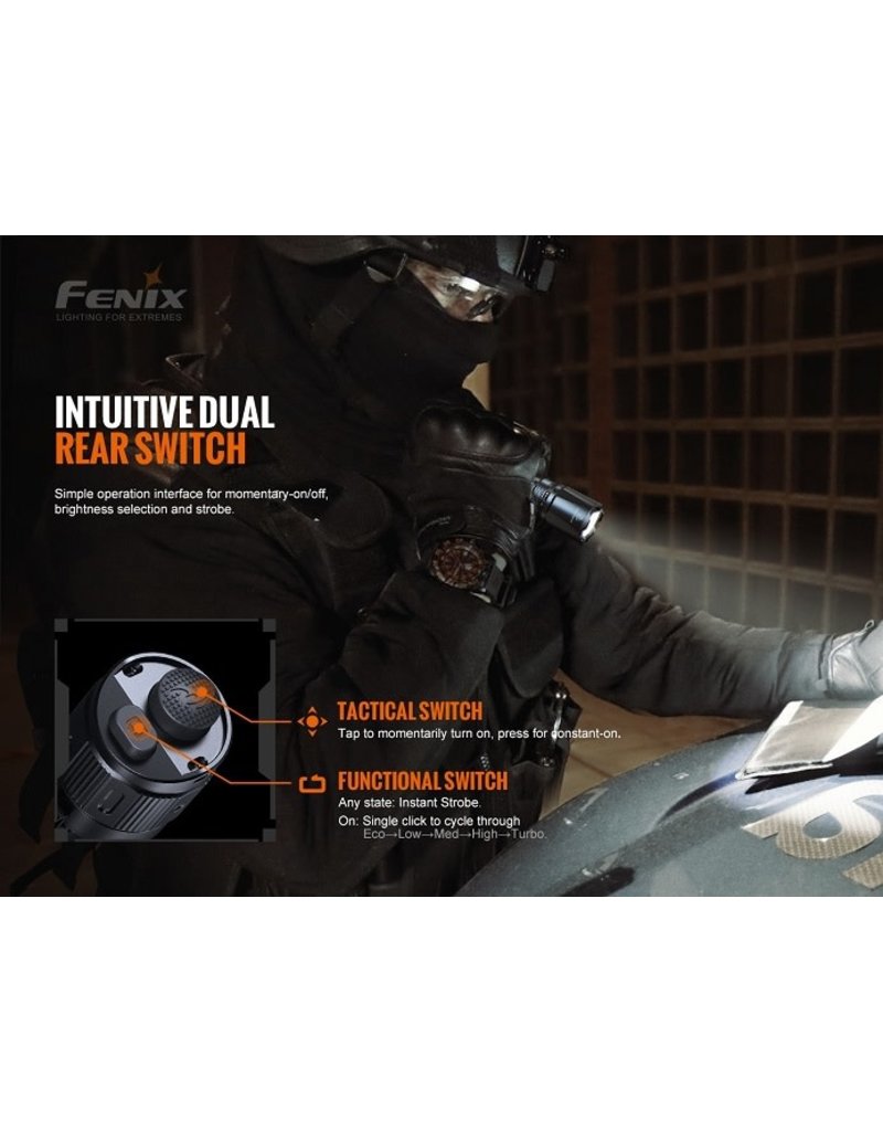 FENIX Lampe Tactical 3000 Lumens rechargeable Tactique Fenix TK20R-V2.0