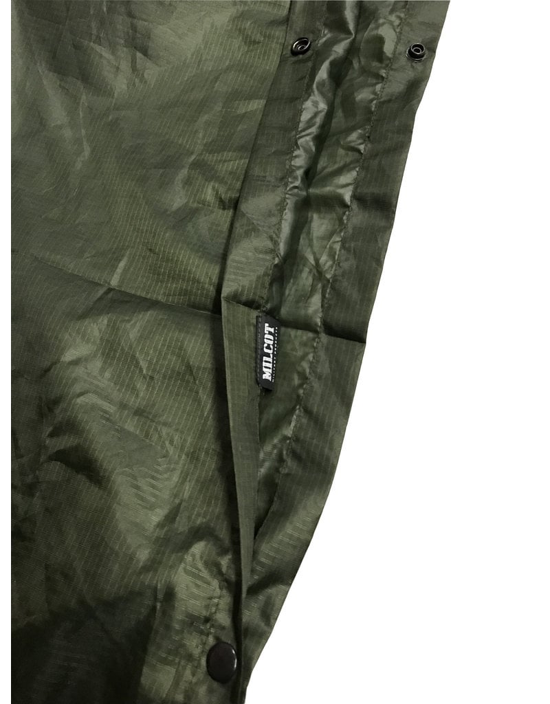 MILCOT MILITARY Military Style Camouflage Poncho Digi-Green MILCOT