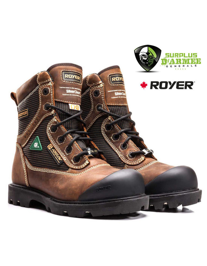 ROYER Waterproof work boots 8620 Royer Brown