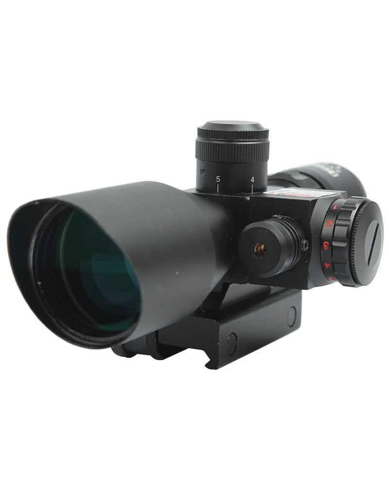 KILLHOUSE Scope 2.5 10X40 avec Laser Killhouse Paintball Airsoft