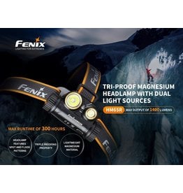 FENIX Lampe frontale 1400 Lumens rechargeable HM65R Fenix