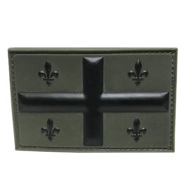 MILCOT MILITARY Patch Quebec Rubber Velcro Olive Black