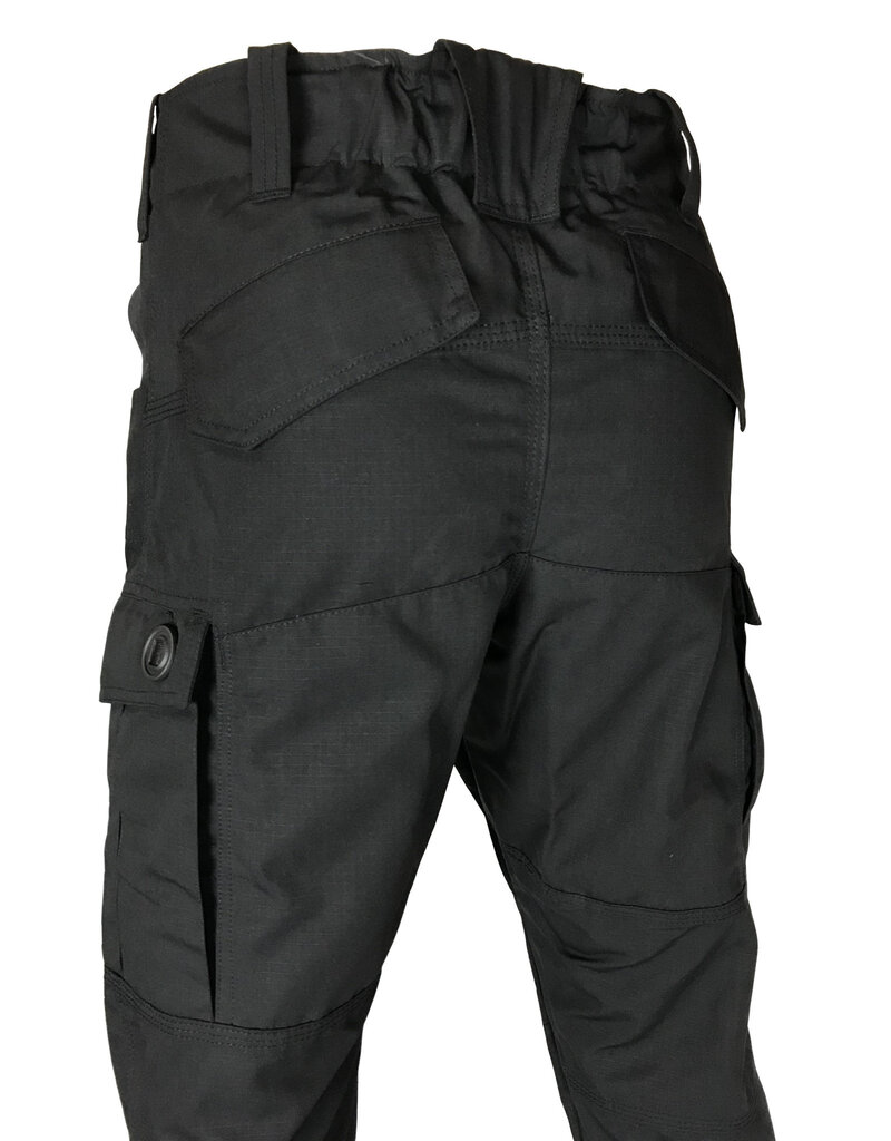 MILCOT MILITARY Pantalon Commando Tactique Rip-Stop Noir MILCOT